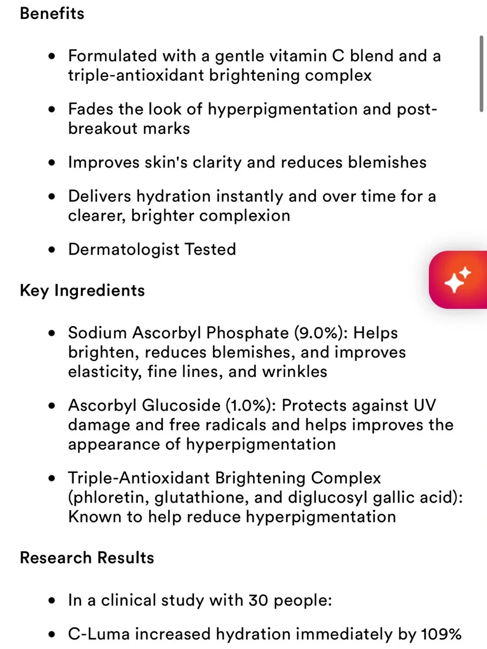 🆕 DRUNK ELEPHANT C-Luma Hydrabright Gentle Vitamin C Serum 1 OZ